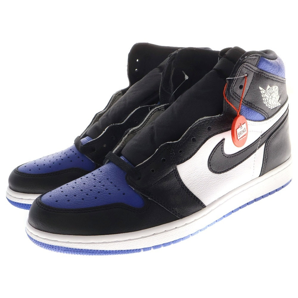 NIKE(ナイキ) AIR JORDAN 1 RETRO HIGH OG ROYAL TOE エア ジョーダン 1 レトロ ロイヤル トゥ ハイカットスニーカー ブルー/ブラック/ホワイト US11/29cm 555088-041