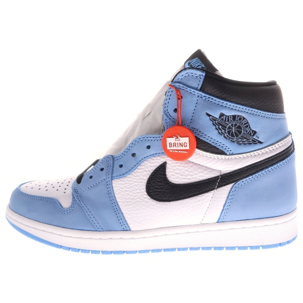 NIKE(ナイキ) AIR JORDAN 1 RETRO HIGH OG UNIVERCITY BLUE エアジョーダン1 ユニバーシティーブルー ハイカットスニーカー ブルー/ホワイト US10/28cm 555088-134