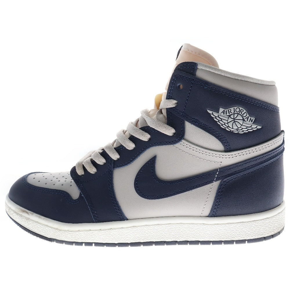 NIKE(ナイキ) AIR JORDAN 1 HIGH 85 GEORGETOWN エアジョーダン ジョージタウン ハイカットスニーカー グレー/ネイビー US9.5/27.5cm BQ4422-400