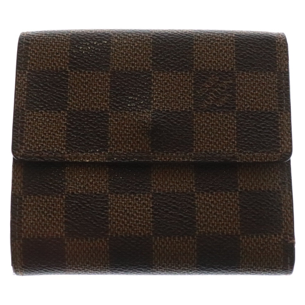 LOUIS VUITTON(ルイヴィトン) ポルトモネ ビエ カルトクレディ ダミエ Wホック コンパクトウォレット 三つ折り財布 ブラウン N61652 SP1011
