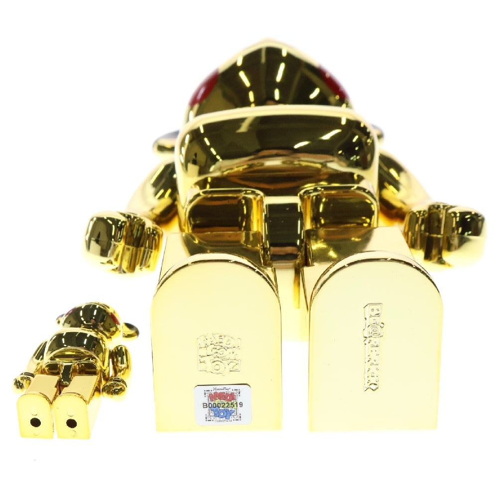 MEDICOM TOY(メディコムトイ) BE@RBRICK WORLD WIDE TOUR 3 25th 25周年 開催記念商品 ベアブリック ピカチュウ ゴールド クローム フィギュア ゴールド