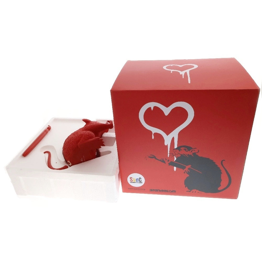 MEDICOM TOY(メディコムトイ) BANKSY LOVE RAT RED Ver. バンクシー ラブラット オブジェ フィギュア レッド