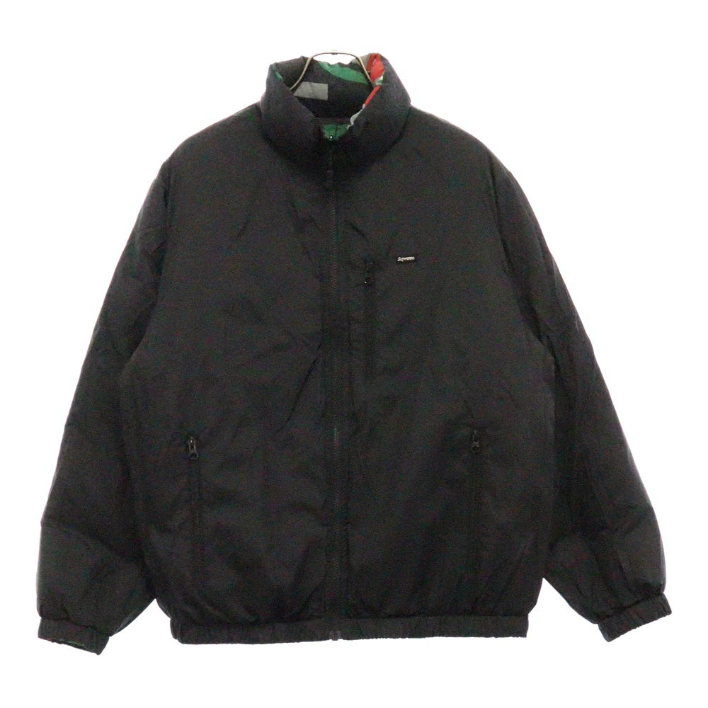 SUPREME(シュプリーム) 18AW NY Reversible Puffy Jacket フォトプリントリバーシブルジャケット ブラック
