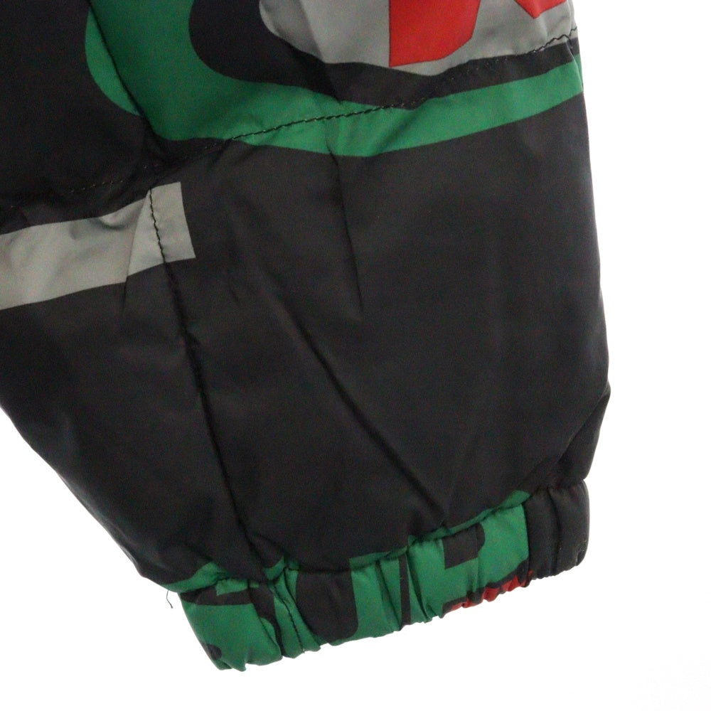 SUPREME(シュプリーム) 18AW NY Reversible Puffy Jacket フォトプリントリバーシブルジャケット ブラック