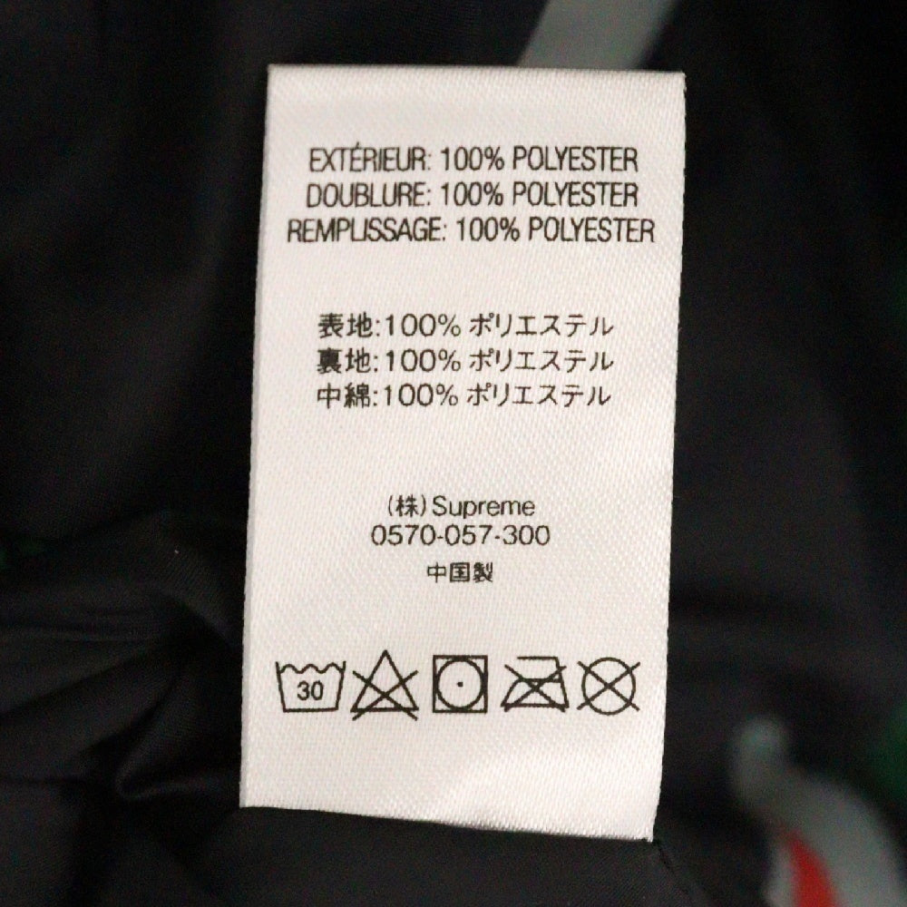 SUPREME(シュプリーム) 18AW NY Reversible Puffy Jacket フォトプリントリバーシブルジャケット ブラック