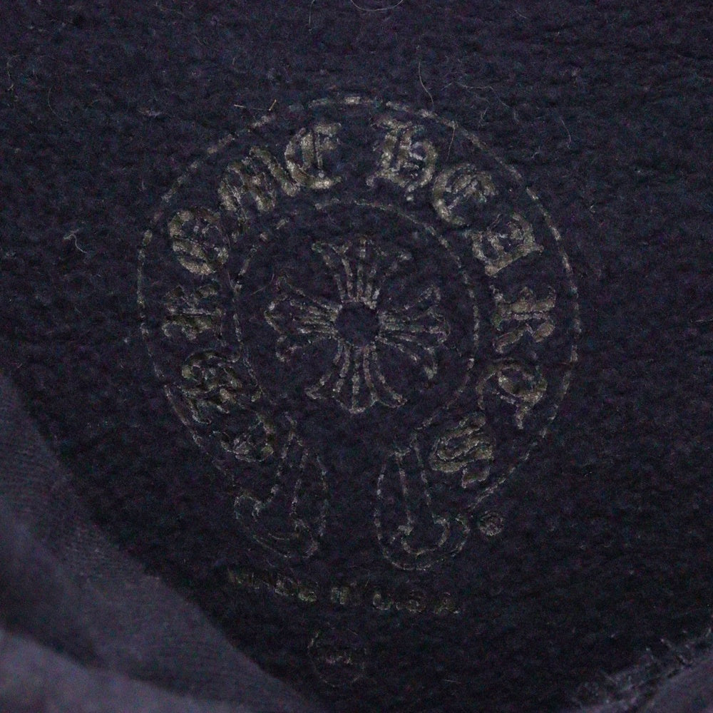 CHROME HEARTS(クロムハーツ) Yellow Sleeve Logo Pullover Hoodie オンライン限定 イエロースリーブロゴプルオーバーフーディ パーカー ブラック/イエロー