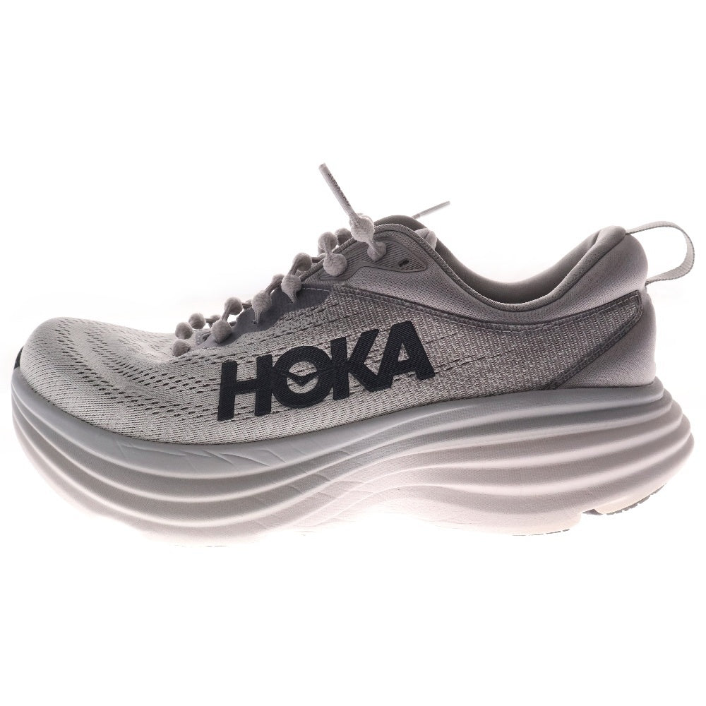 HOKA ONE ONE(ホカオネオネ) BONDI 8 ボンダイ メッシュ ローカットスニーカー グレー US9D/27cm 1123202