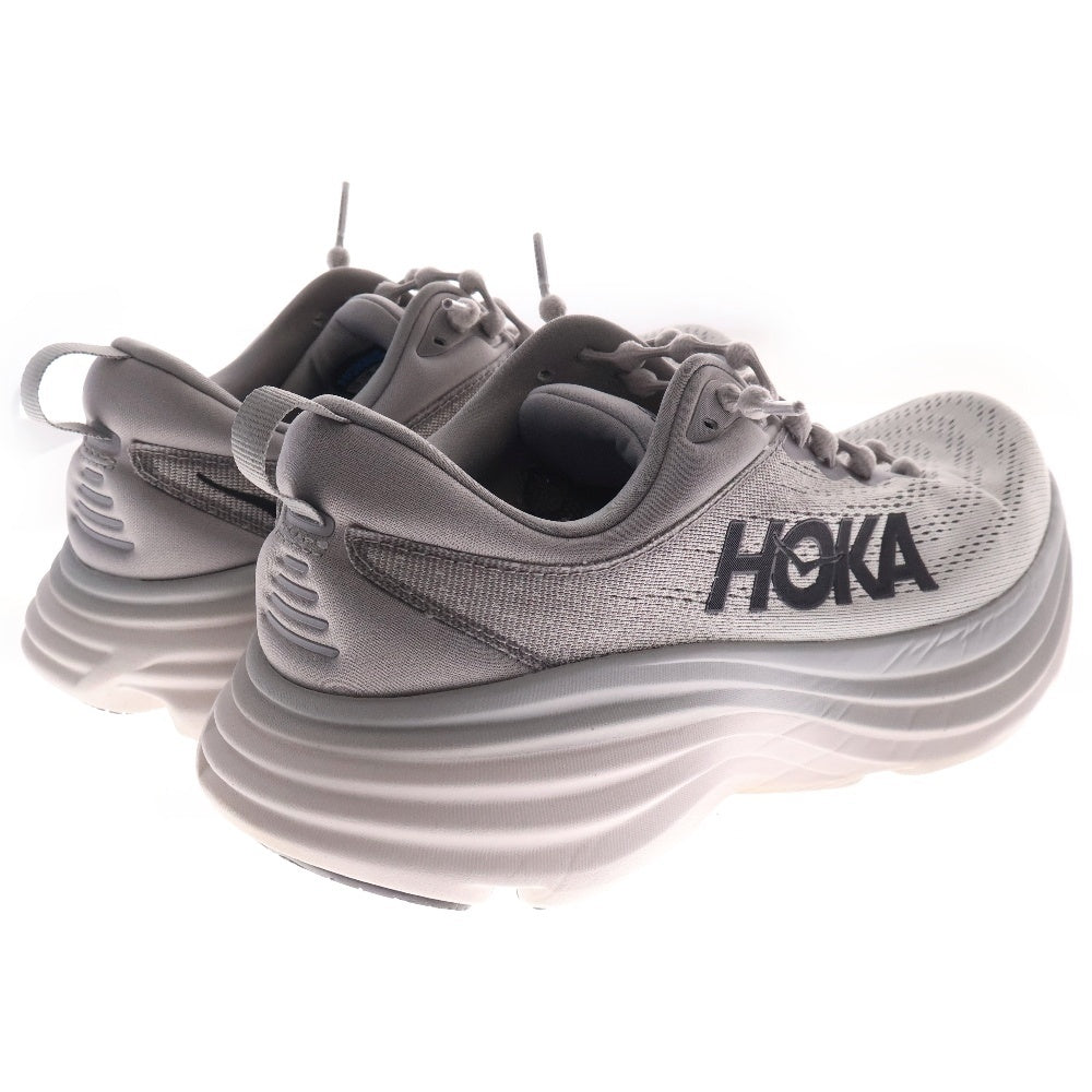 HOKA ONE ONE(ホカオネオネ) BONDI 8 ボンダイ メッシュ ローカットスニーカー グレー US9D/27cm 1123202