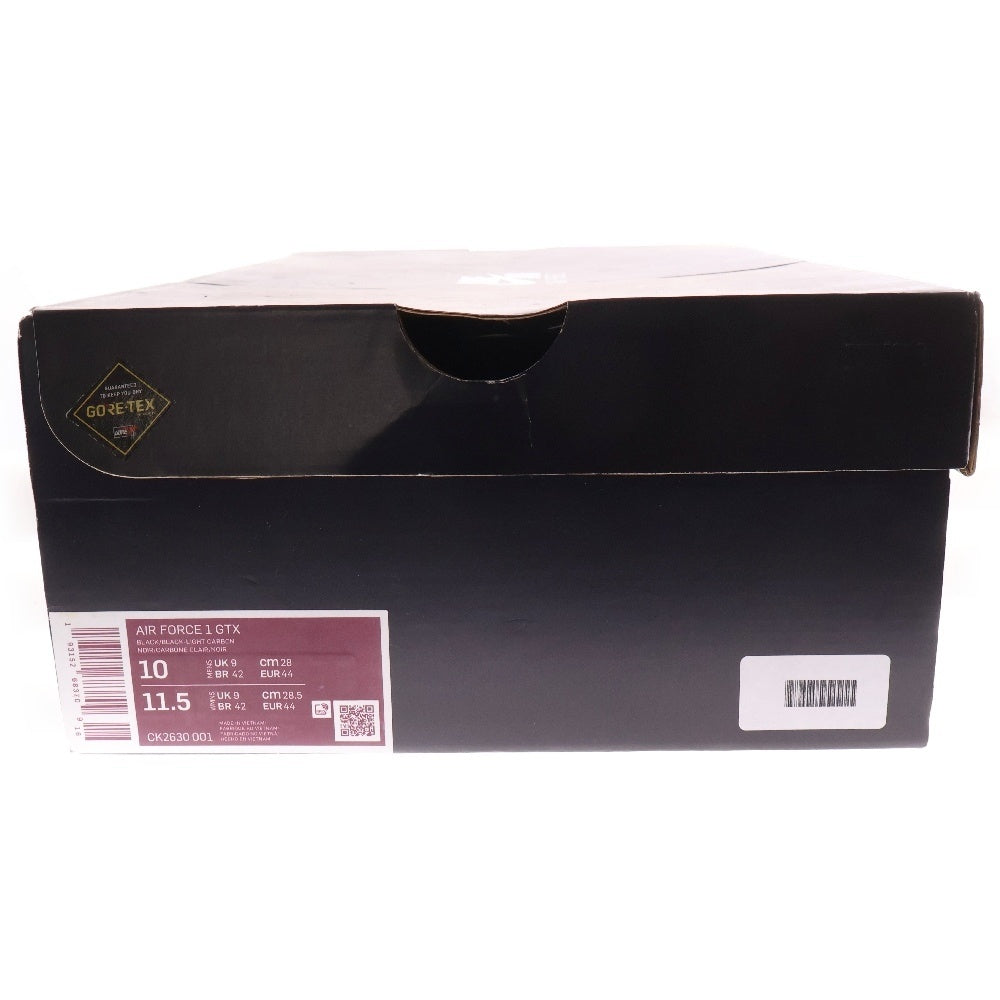 NIKE(ナイキ) AIR FORCE 1 LOW GORE-TEX エアフォース ゴアテックス ローカットスニーカー ブラック US10/28cm CK2630-001
