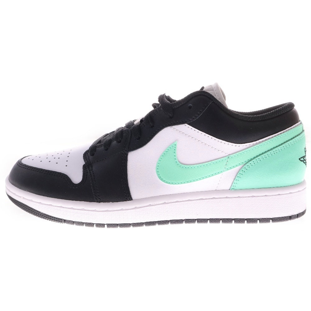 NIKE(ナイキ) AIR JORDAN 1 LOW エアジョーダン ローカットスニーカー ブラック/ホワイト/ライトグリーン US10/28cm 553558-131