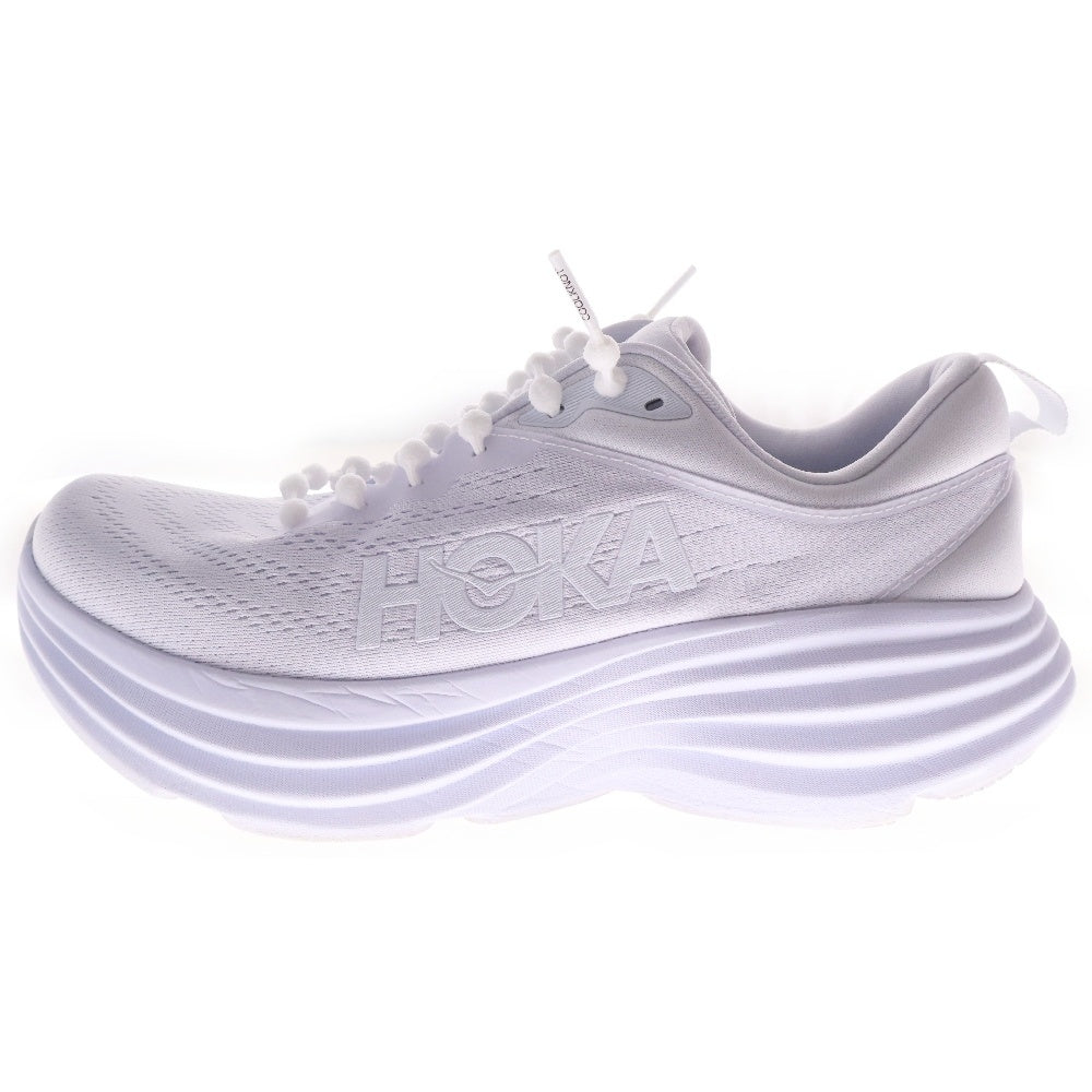 HOKA ONE ONE(ホカオネオネ) BONDI 8 ボンダイ メッシュ ローカットスニーカー ホワイト US9D/27cm 1123202