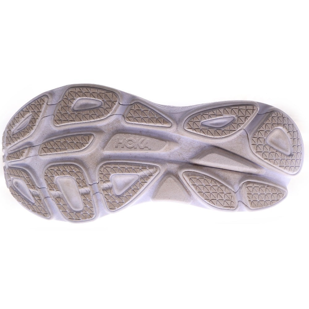 HOKA ONE ONE(ホカオネオネ) BONDI 8 ボンダイ メッシュ ローカットスニーカー ホワイト US9D/27cm 1123202