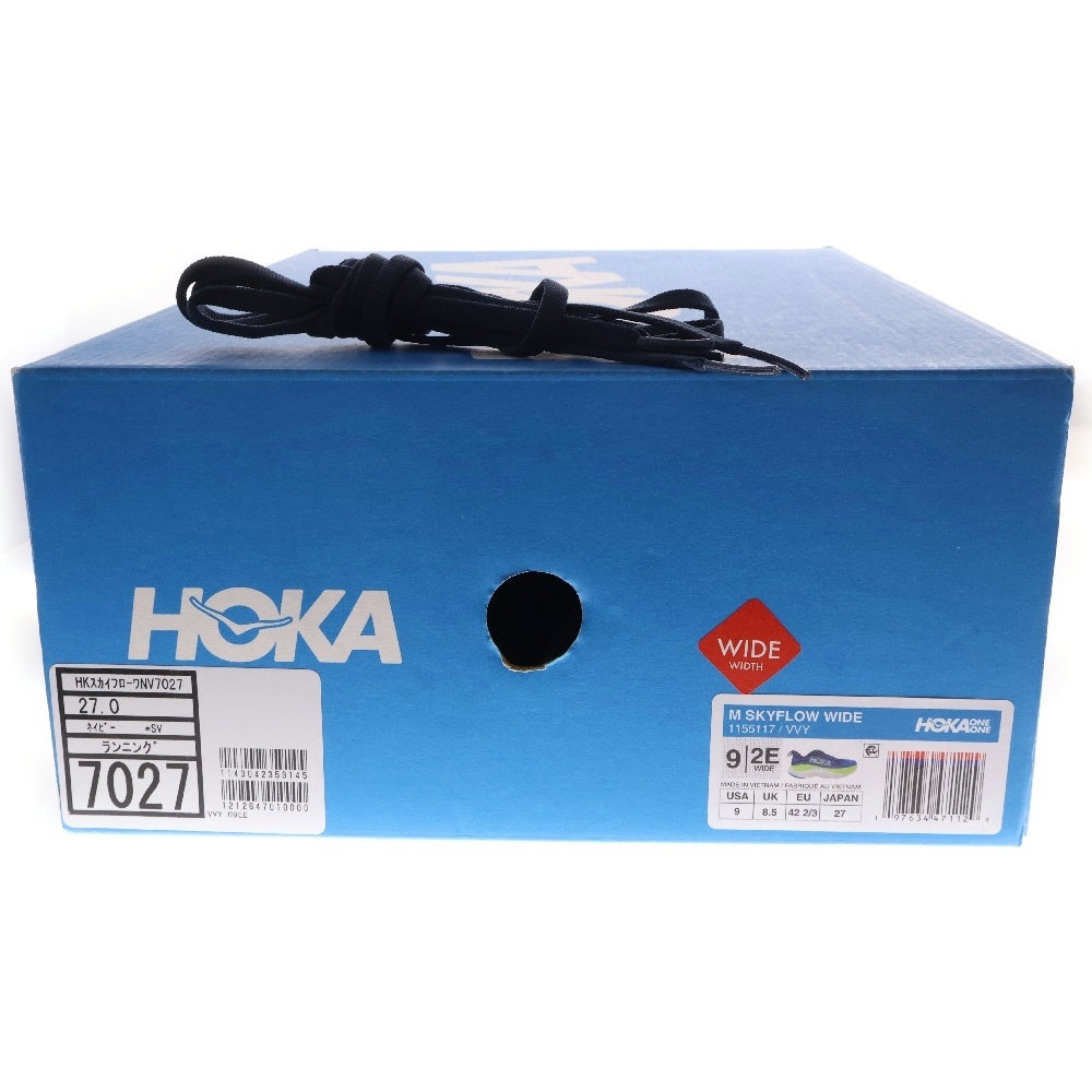 HOKA ONE ONE(ホカオネオネ) SKYFLOW WIDE スカイフロー ワイド ローカットスニーカー ブルー US9/27cm 1155117