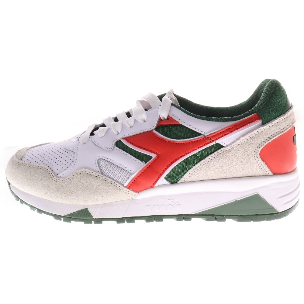 diadora(ディアドラ) BETA ベータ ローカットスニーカー ホワイト/グリーン US9.5/27.5cm N9002