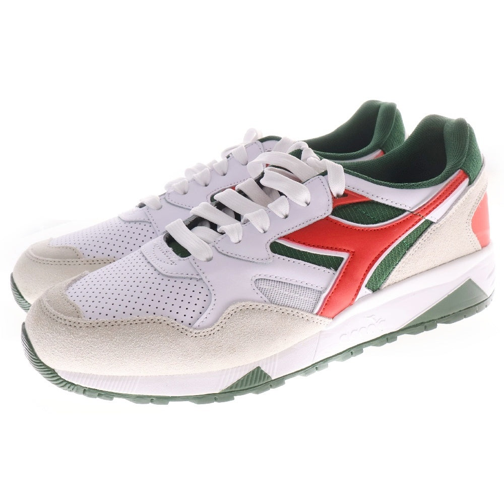 diadora(ディアドラ) BETA ベータ ローカットスニーカー ホワイト/グリーン US9.5/27.5cm N9002