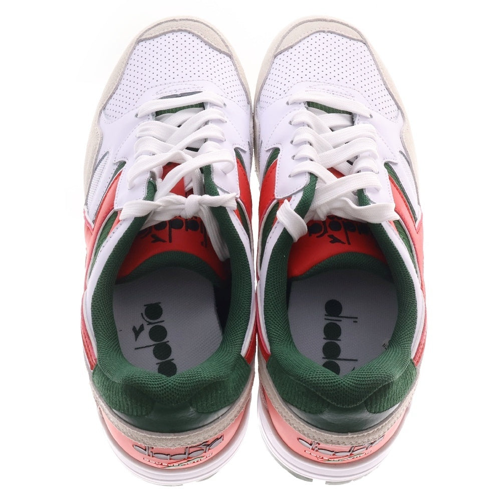 diadora(ディアドラ) BETA ベータ ローカットスニーカー ホワイト/グリーン US9.5/27.5cm N9002