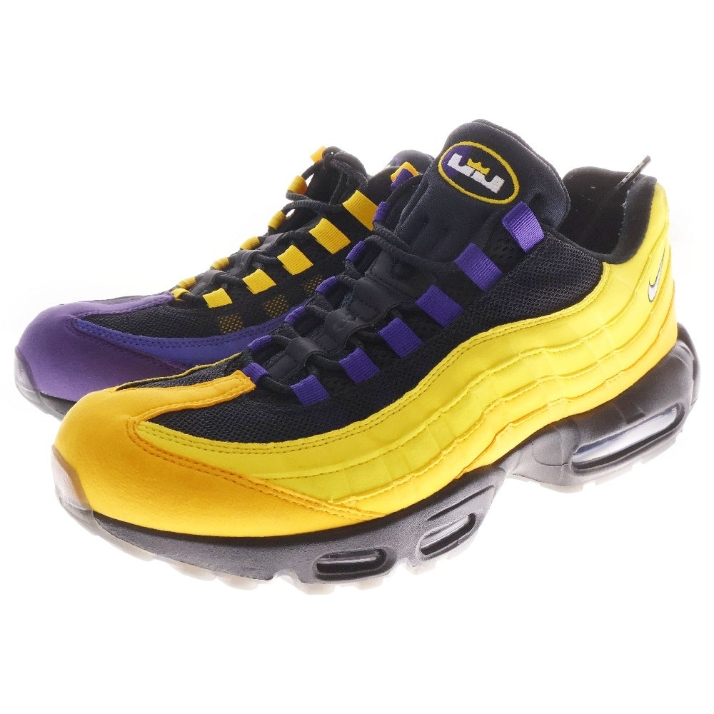 NIKE(ナイキ) AIR MAX 95 NRG LEBRON JAMES エア マックス レブロン ジェームス ローカットスニーカー イエロー/パープル US10/28cm CZ3624-001