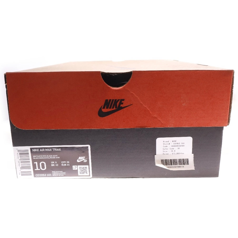 NIKE(ナイキ) AIR MAX TRIAX エアマックス トライアックス ローカットスニーカー ホワイト/レッド US10/28cm CD2053-101