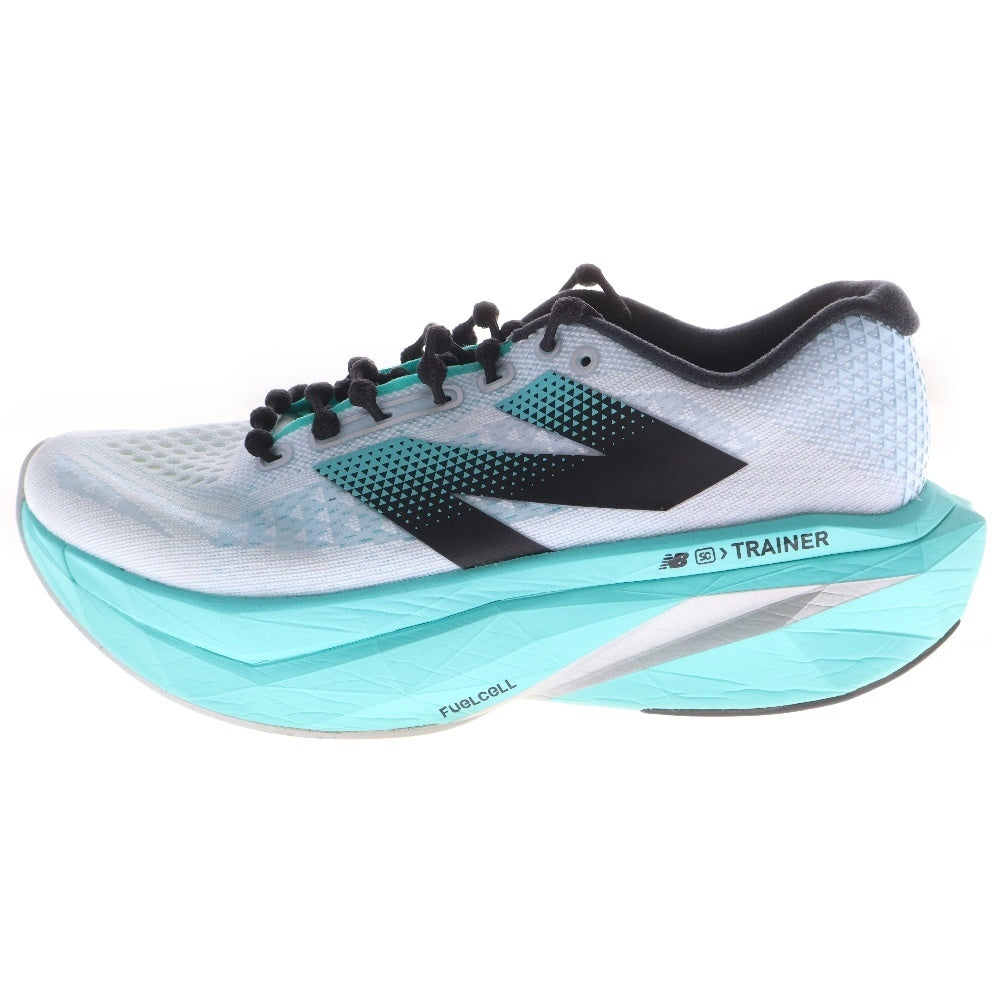 New Balance(ニューバランス) FuelCell SuperComp Trainer V3 フューエルセル スーパーコンプ トレーナー ローカットスニーカー ランニングシューズ ホワイト/ブルー US9/27cm