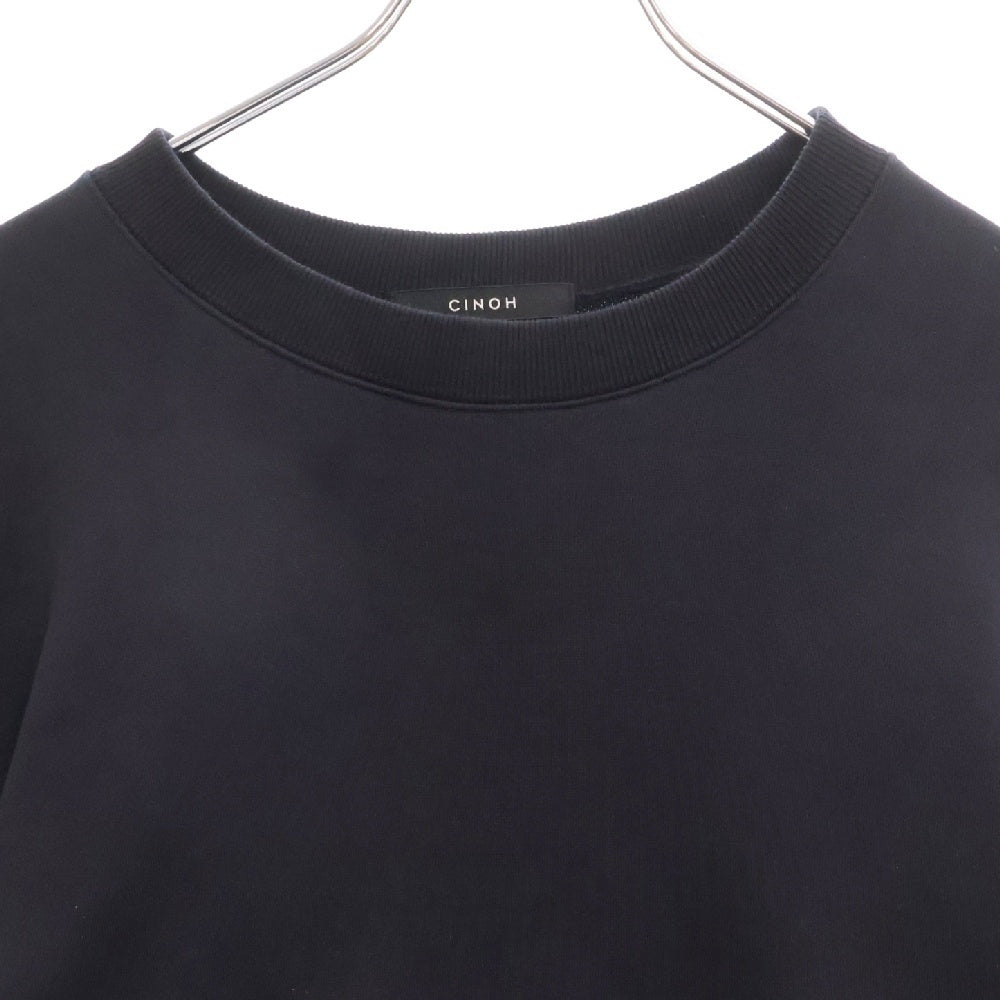 CINOH(チノ) 23AW SWEAT PULL OVER クルーネック スウェット トレーナー ネイビー 23WCU304