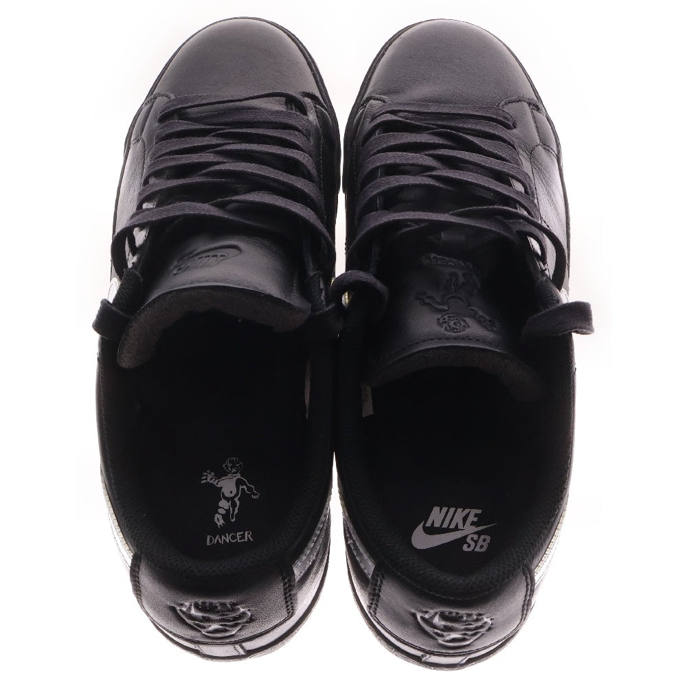NIKE(ナイキ) DANCER SKATEBOARDS ZM BLAZER LOW QS ダンサー スケートボード ズーム ブレザー ローカットスニーカー ブラック US9.5/27.5cm HJ6703-001