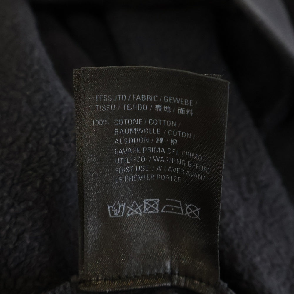 BALENCIAGA(バレンシアガ) 19AW ロゴプリント スウェット プルオーバーパーカー ブラック 558143 TFV31