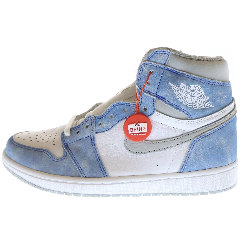 NIKE(ナイキ) AIR JORDAN 1 RETRO HIGH OG HYPER ROYAL エアジョーダン 1 ハイパーロイヤル ハイカットスニーカー ホワイト/ブルー US9.5/27.5cm 555088-402