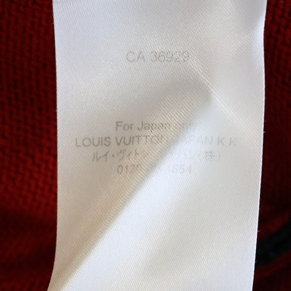 LOUIS VUITTON(ルイヴィトン) 21AW LVVスポーツチーム クルーネック ニット セーター ブラック/レッド RM221 ZLL HMN64W