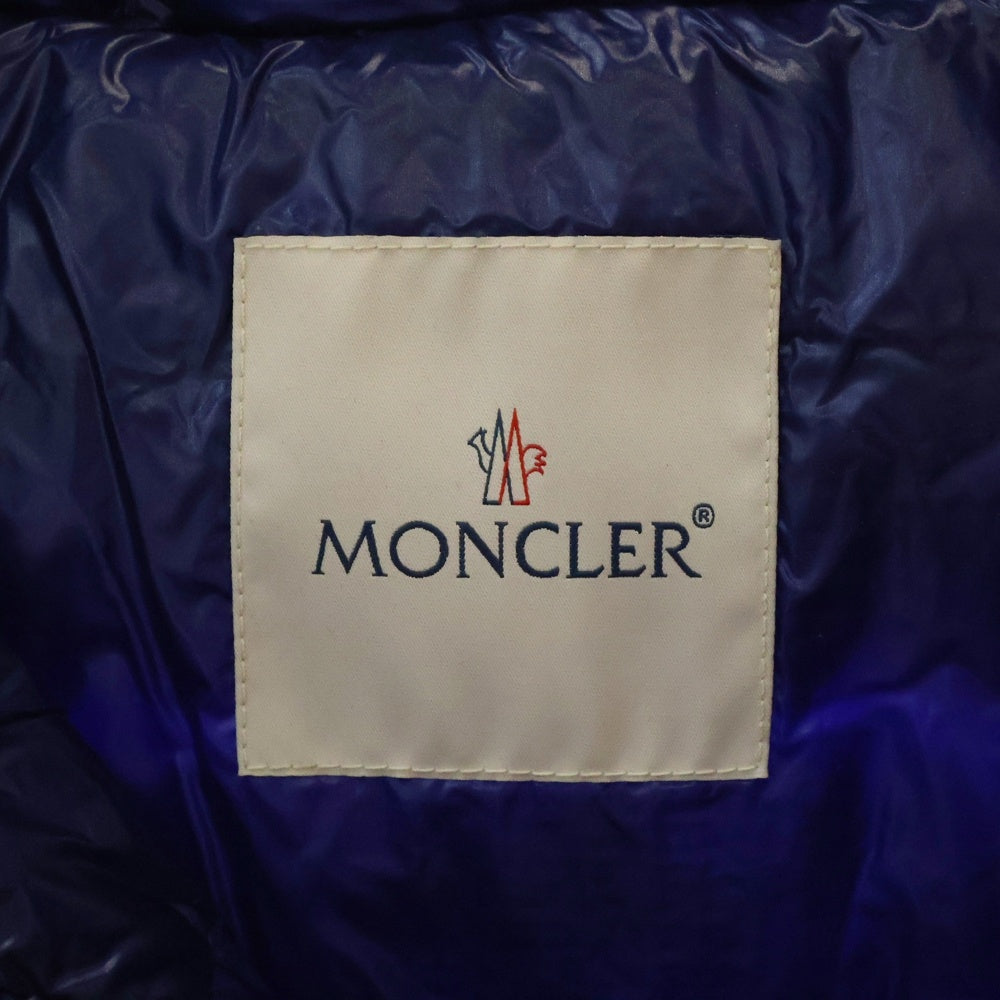 MONCLER(モンクレール) 18SSGIEN GILET ナイロン ジップアップ ダウンベスト ブルー D10914332499 53029