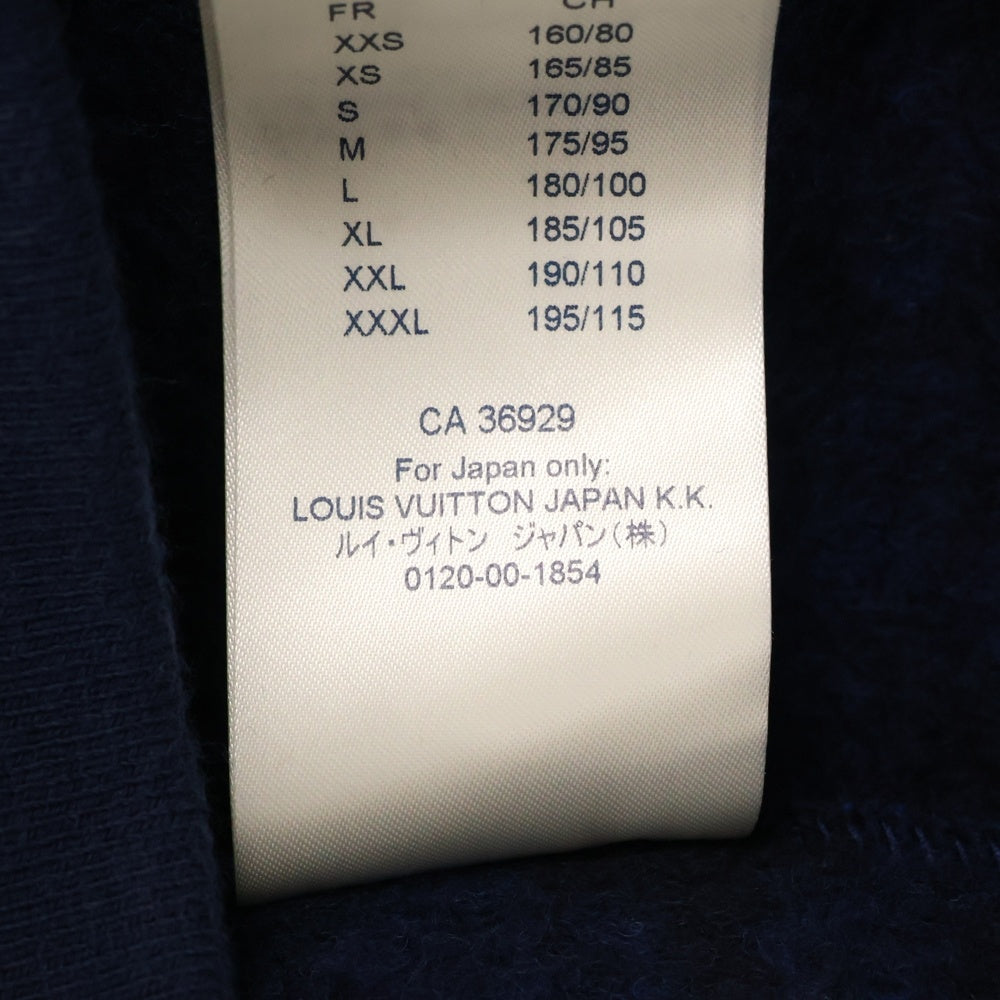 LOUIS VUITTON(ルイヴィトン) 19AW FULL MONOGRAM JACQUARD CREWNECK SWEAT フルモノグラムジャガードクルーネックスウェットトレーナー ネイビー RM192M NPN HHY14W