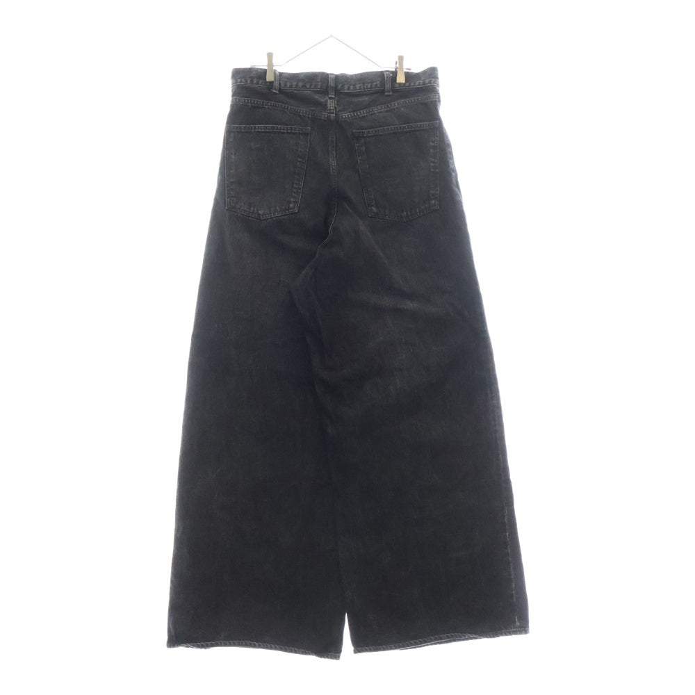 CELINE(セリーヌ) 22SS ELEPHANT JEANS フレアレッグ ジーンズ バギーデニムパンツ ブラック 2N644573Q