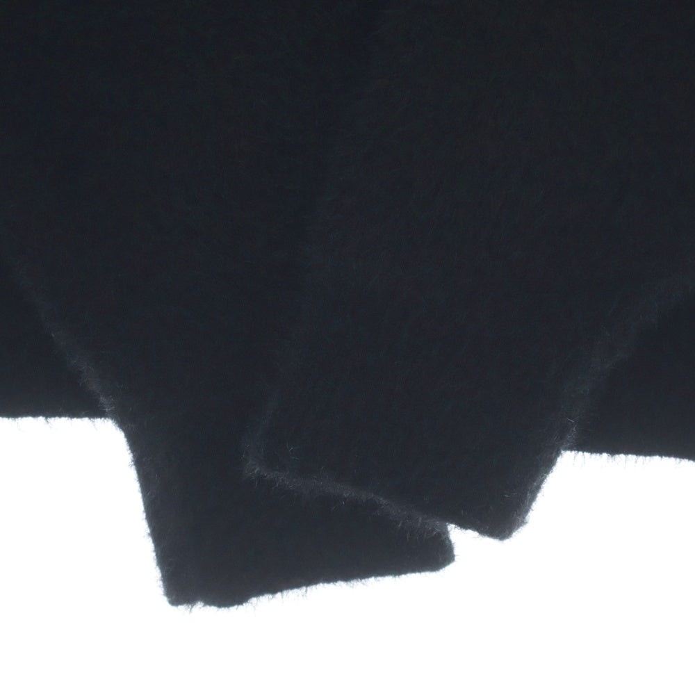 THE BLACK EYE PATCH(ブラックアイパッチ) OG LABEL MOHAIR CARDIGAN ロゴパッチ付き カーディガン ブラック