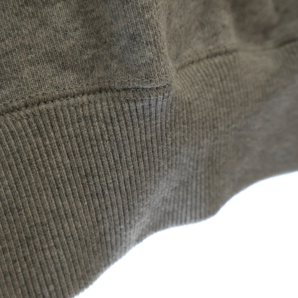 THE BLACK EYE PATCH(ブラックアイパッチ) FINANCAL LOGO CREWSWEAT ロゴ刺繍 クルーネックスウェットトレーナー グレー
