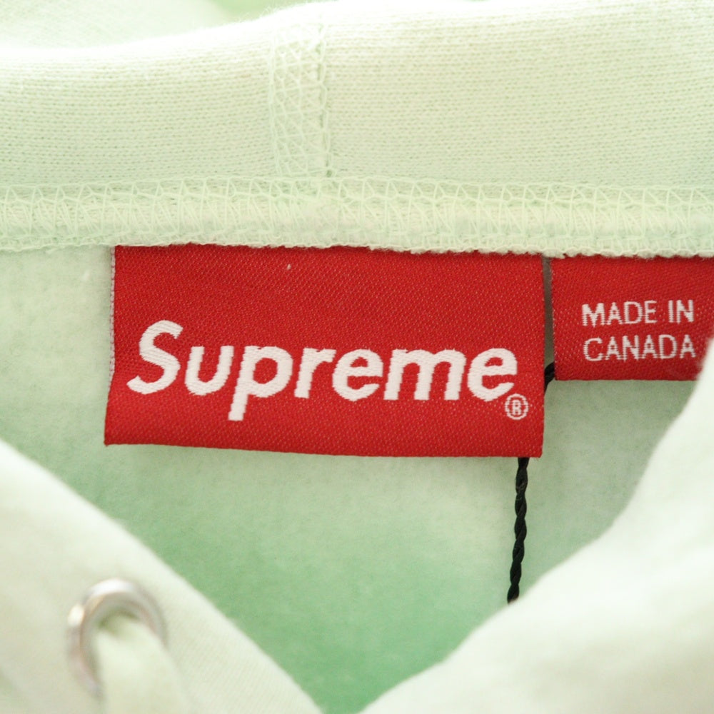 SUPREME(シュプリーム) 23AW Box Logo Hooded Sweatshirt ボックス ロゴ フーディー スウェットプルオーバーパーカー ライトグリーン