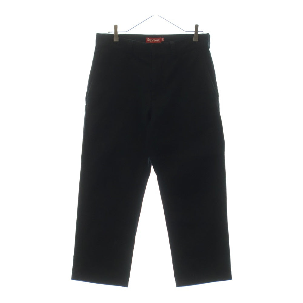 SUPREME(シュプリーム) Work Pant ワーク ツイル チノ ロングパンツ ブラック