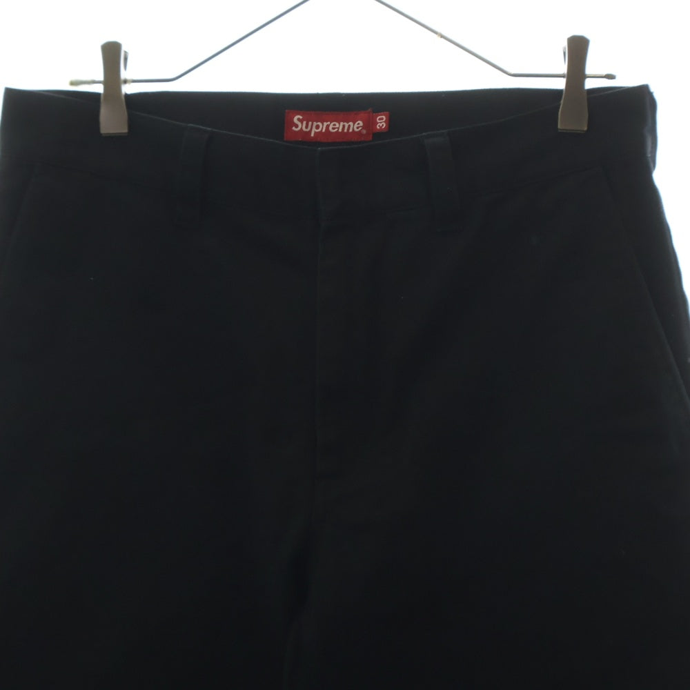 SUPREME(シュプリーム) Work Pant ワーク ツイル チノ ロングパンツ ブラック