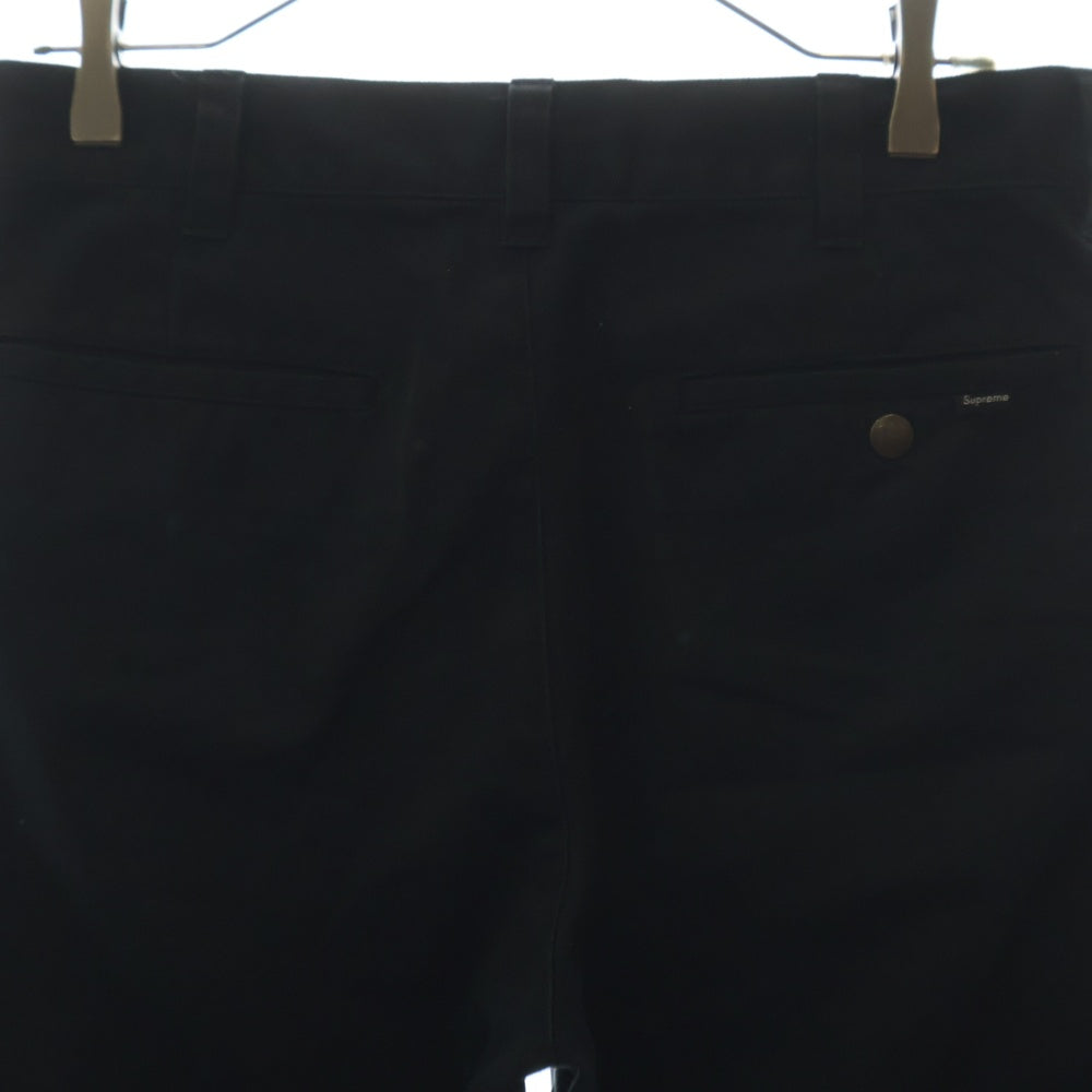 SUPREME(シュプリーム) Work Pant ワーク ツイル チノ ロングパンツ ブラック