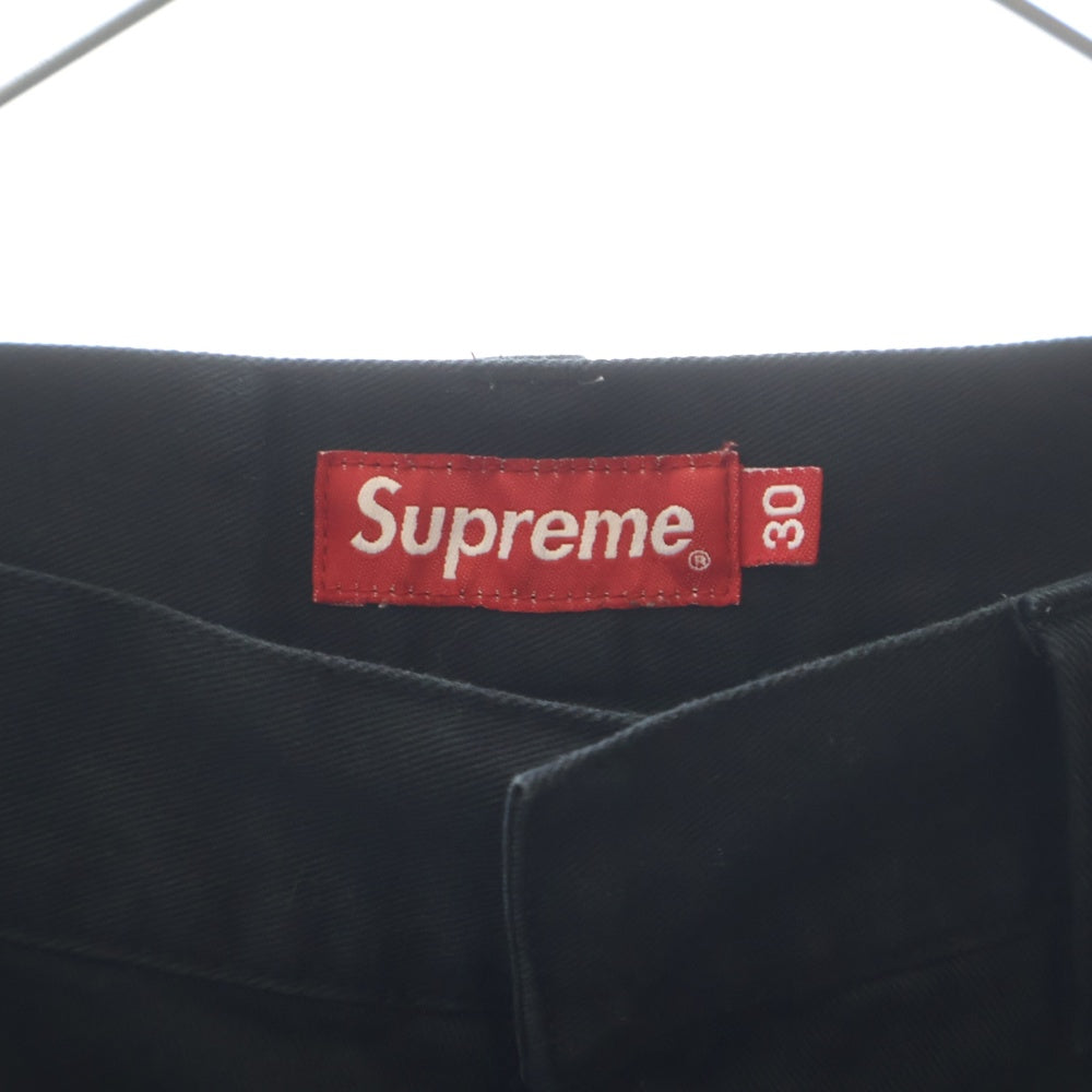 SUPREME(シュプリーム) Work Pant ワーク ツイル チノ ロングパンツ ブラック