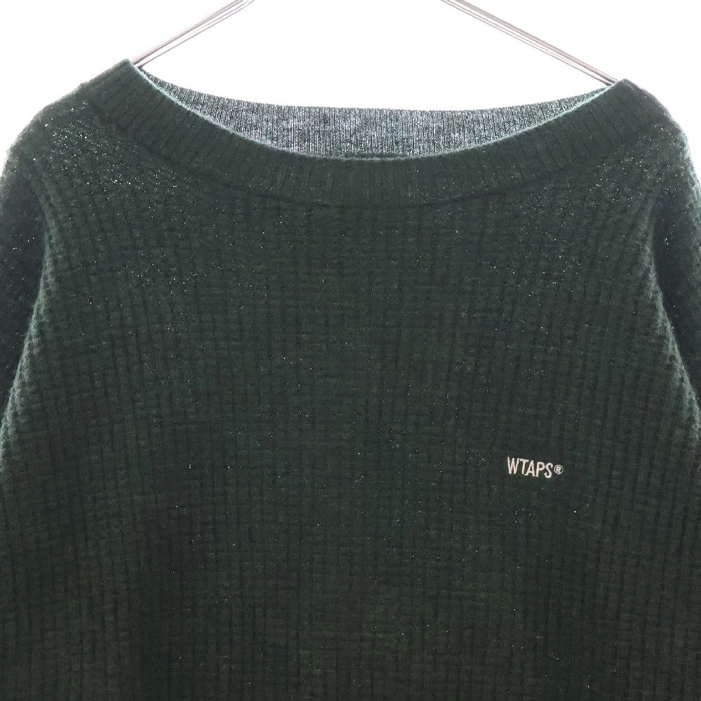 WTAPS(ダブルタップス) 19AW WAFFLE/SWEATER.WOOL ワッフル セーター ウール オートミール セーター カーキ 192MADT-KNM04
