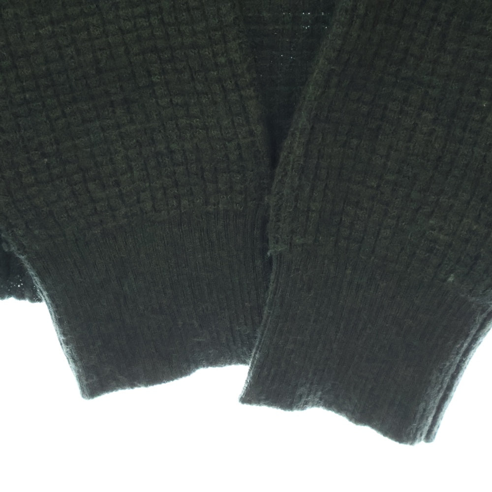 WTAPS(ダブルタップス) 19AW WAFFLE/SWEATER.WOOL ワッフル セーター ウール オートミール セーター カーキ 192MADT-KNM04