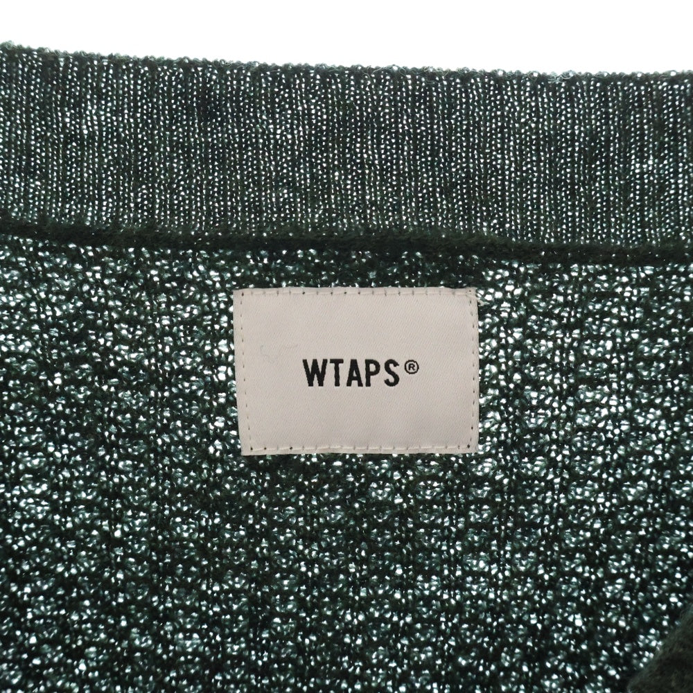 WTAPS(ダブルタップス) 19AW WAFFLE/SWEATER.WOOL ワッフル セーター ウール オートミール セーター カーキ 192MADT-KNM04