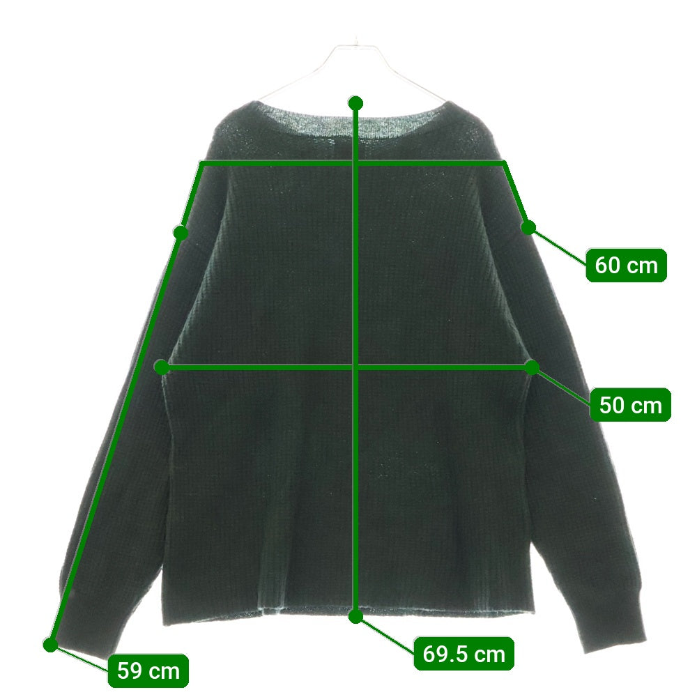 WTAPS(ダブルタップス) 19AW WAFFLE/SWEATER.WOOL ワッフル セーター ウール オートミール セーター カーキ 192MADT-KNM04
