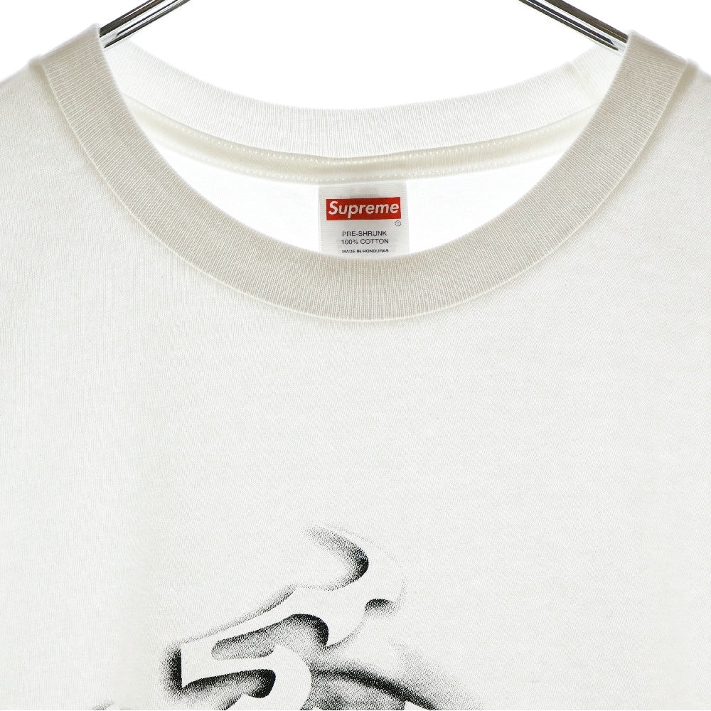 SUPREME(シュプリーム) 24AW Smoke Tee スモーク ロゴプリント クルーネック 半袖Tシャツカットソー ホワイト