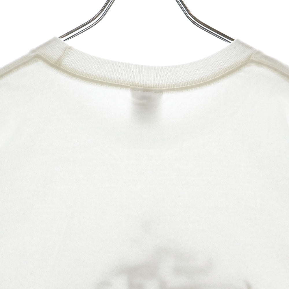 SUPREME(シュプリーム) 24AW Smoke Tee スモーク ロゴプリント クルーネック 半袖Tシャツカットソー ホワイト