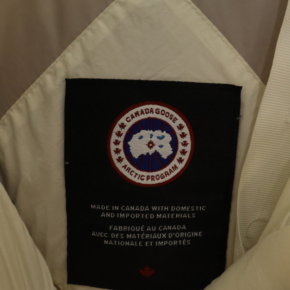 CANADA GOOSE(カナダグース) Junction Cropped Puffer ジャンクション クロップド パッファー ジャケット ホワイト 2620WW レディース