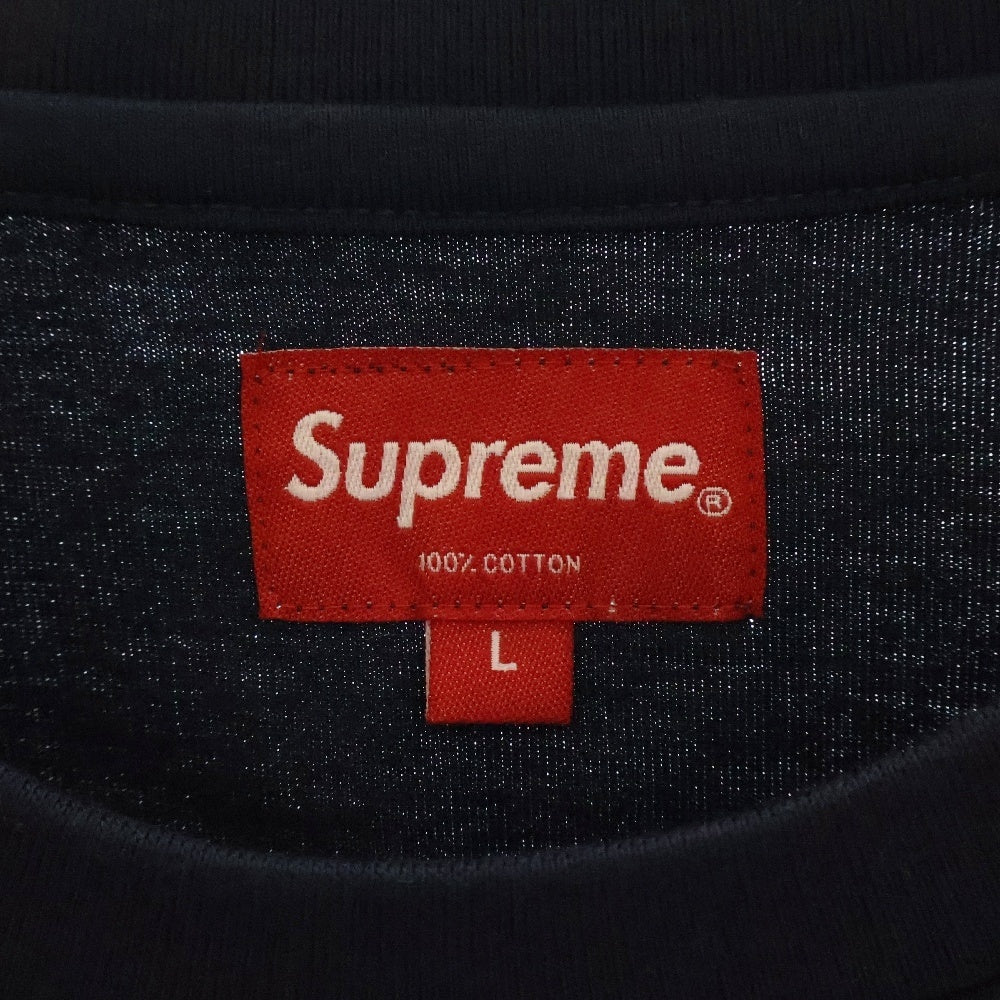 SUPREME(シュプリーム) 19SS Athletic Label Tee アスレチックロゴ クルーネック半袖Tシャツ カットソー ネイビー