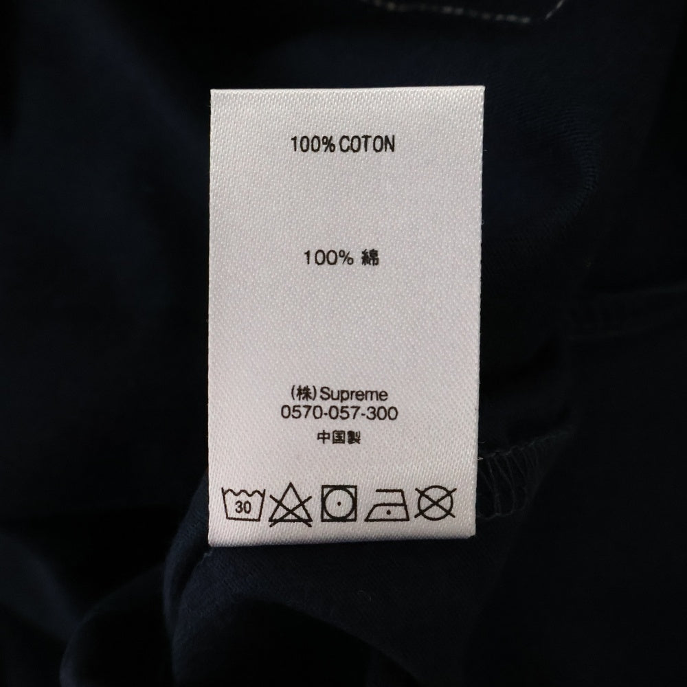 SUPREME(シュプリーム) 19SS Athletic Label Tee アスレチックロゴ クルーネック半袖Tシャツ カットソー ネイビー