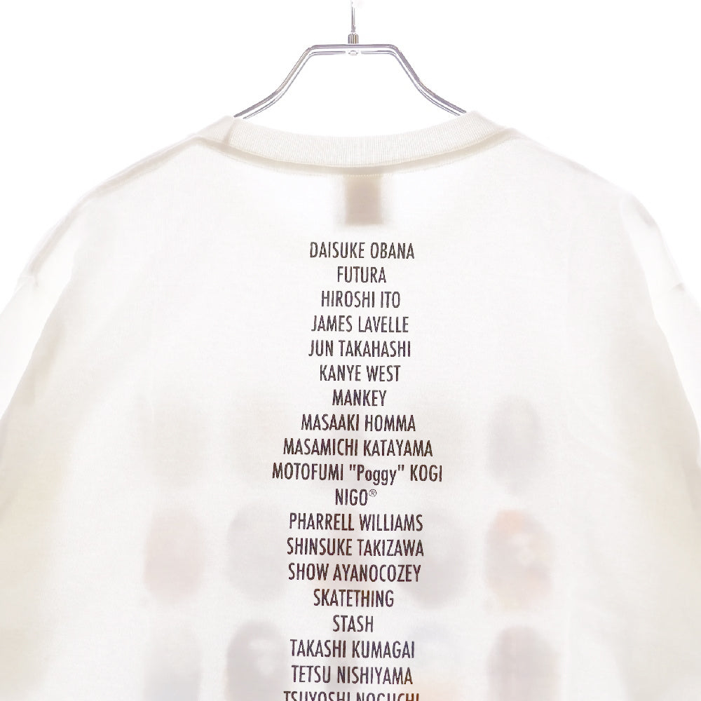 A BATHING APE(アベイシングエイプ) 20周年記念 NW20 DESIGNS TEE 半袖Tシャツ ホワイト 1022-110-155