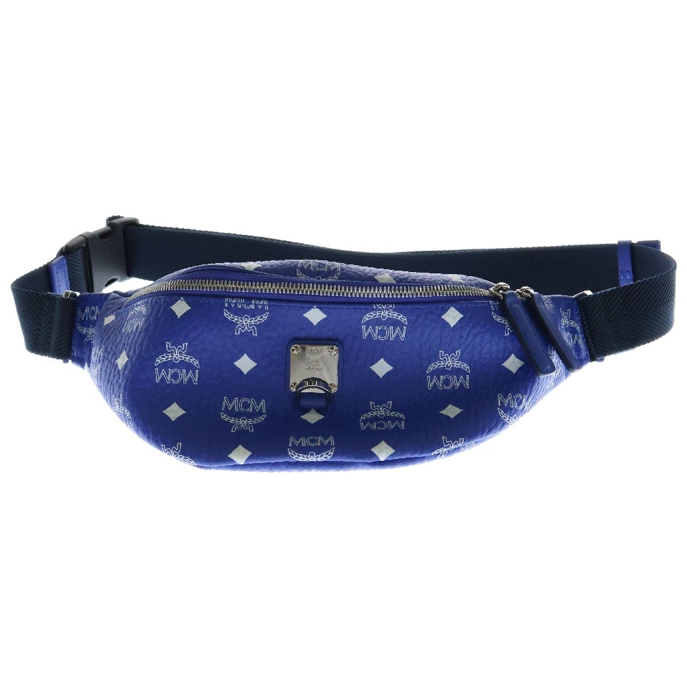 MCM(エム シー エム) Belt Bag Small ヴィセトス ウエストバッグ ベルトバッグ ブルー MMZASFI05H1001