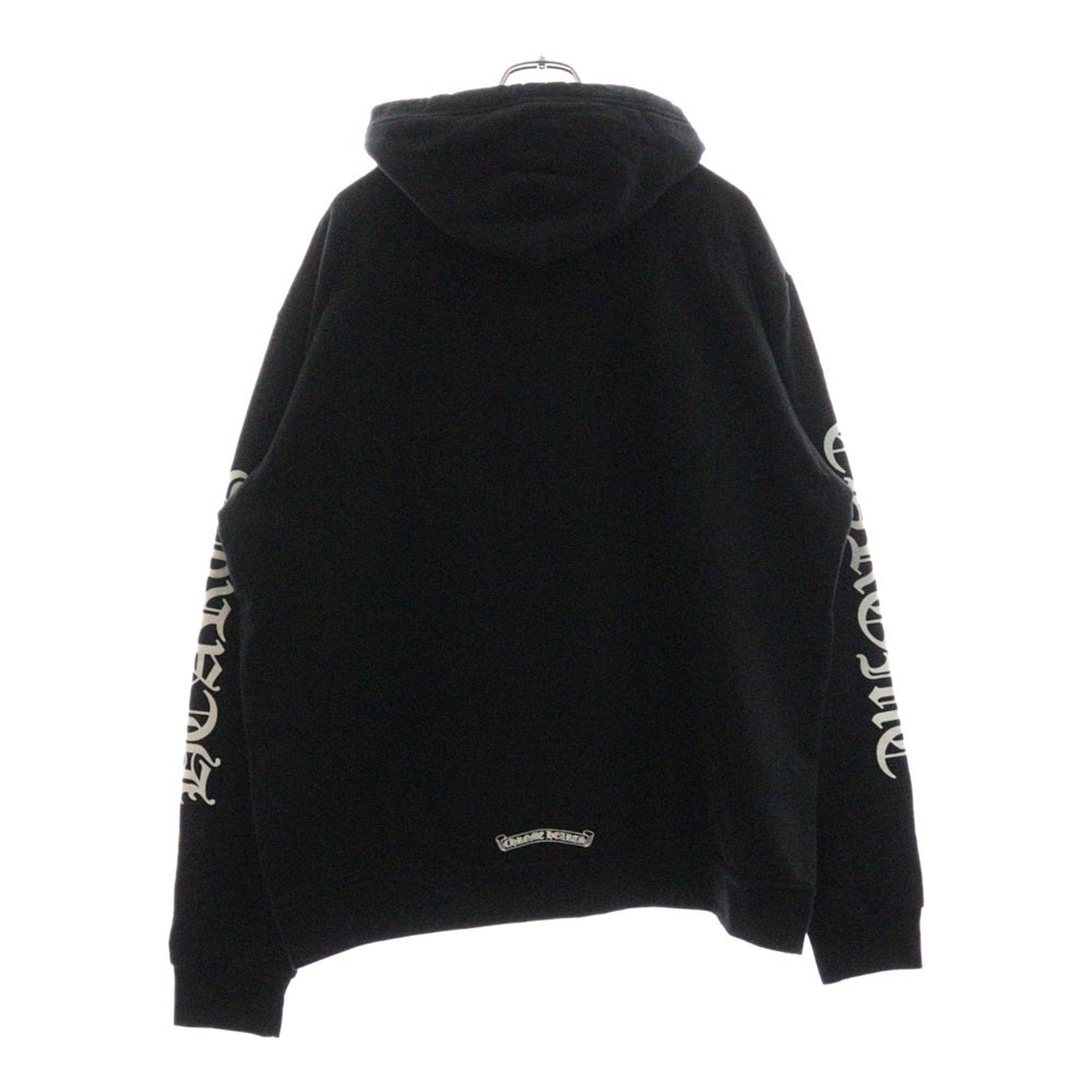 CHROME HEARTS(クロムハーツ) SWTSHRT PLVR アームロゴプリント スウェット プルオーバーパーカー ブラック